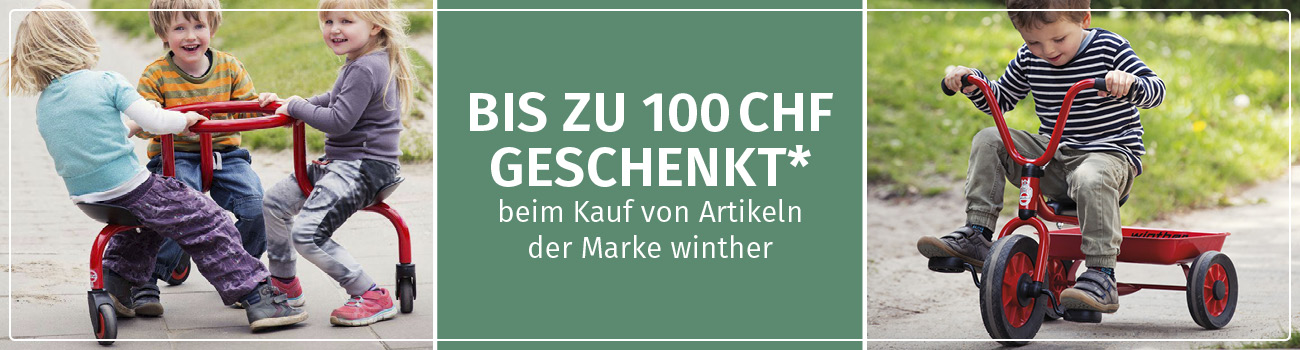 Grosse winther Aktionswochen: Bis zu 100CHF geschenkt*