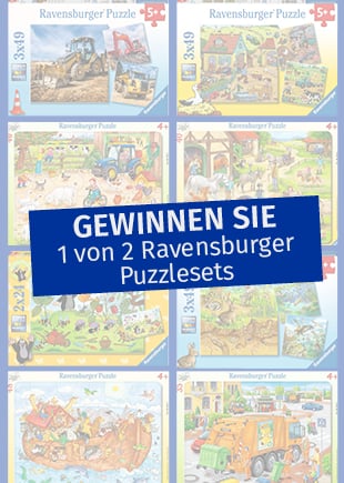 Ravensburger Puzzlesets zu gewinnen